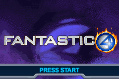 Fantastic 4 - Flame On Title Screen